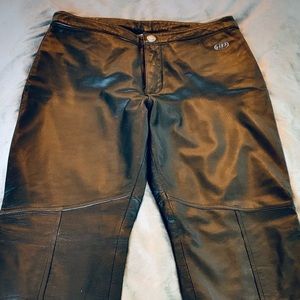Leather Motorcycle Pants (Harley Davidson Brand)